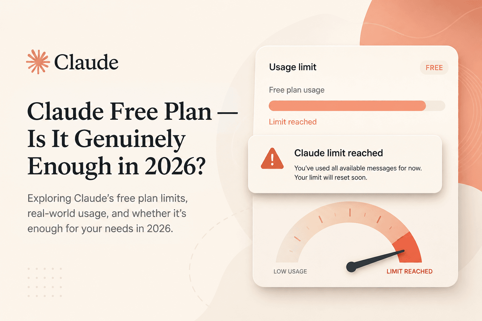 Claude Free Plan — Is It Genuinely Enough in 2026?